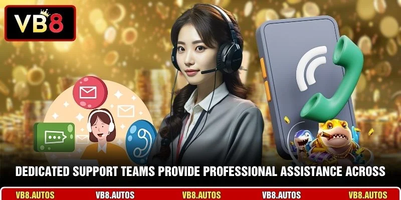 Dedicated support teams provide professional assistance across