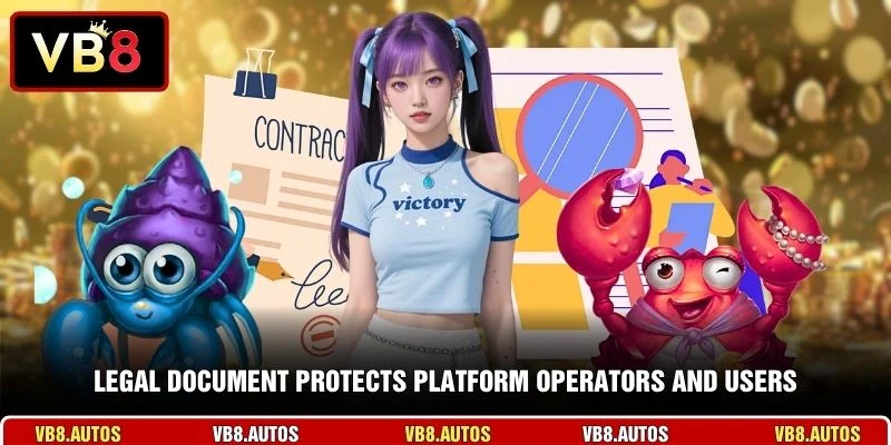 Legal document protects platform operators and users