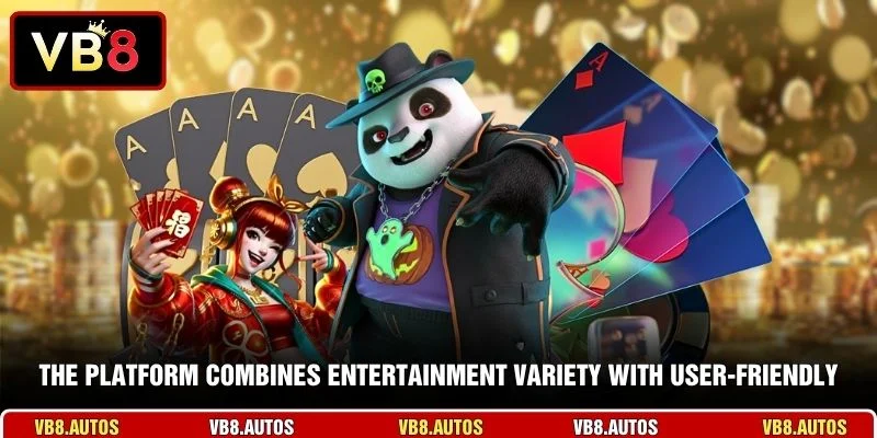 The platform combines entertainment variety with user-friendly
